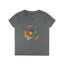 Rainbow Hummingbird Ladies' V-Neck T-Shirt