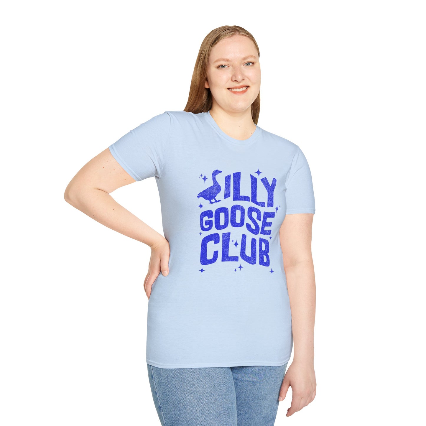 Silly Goose Club Unisex Softstyle T-Shirt - Retro Vibe Tee for Casual Wear