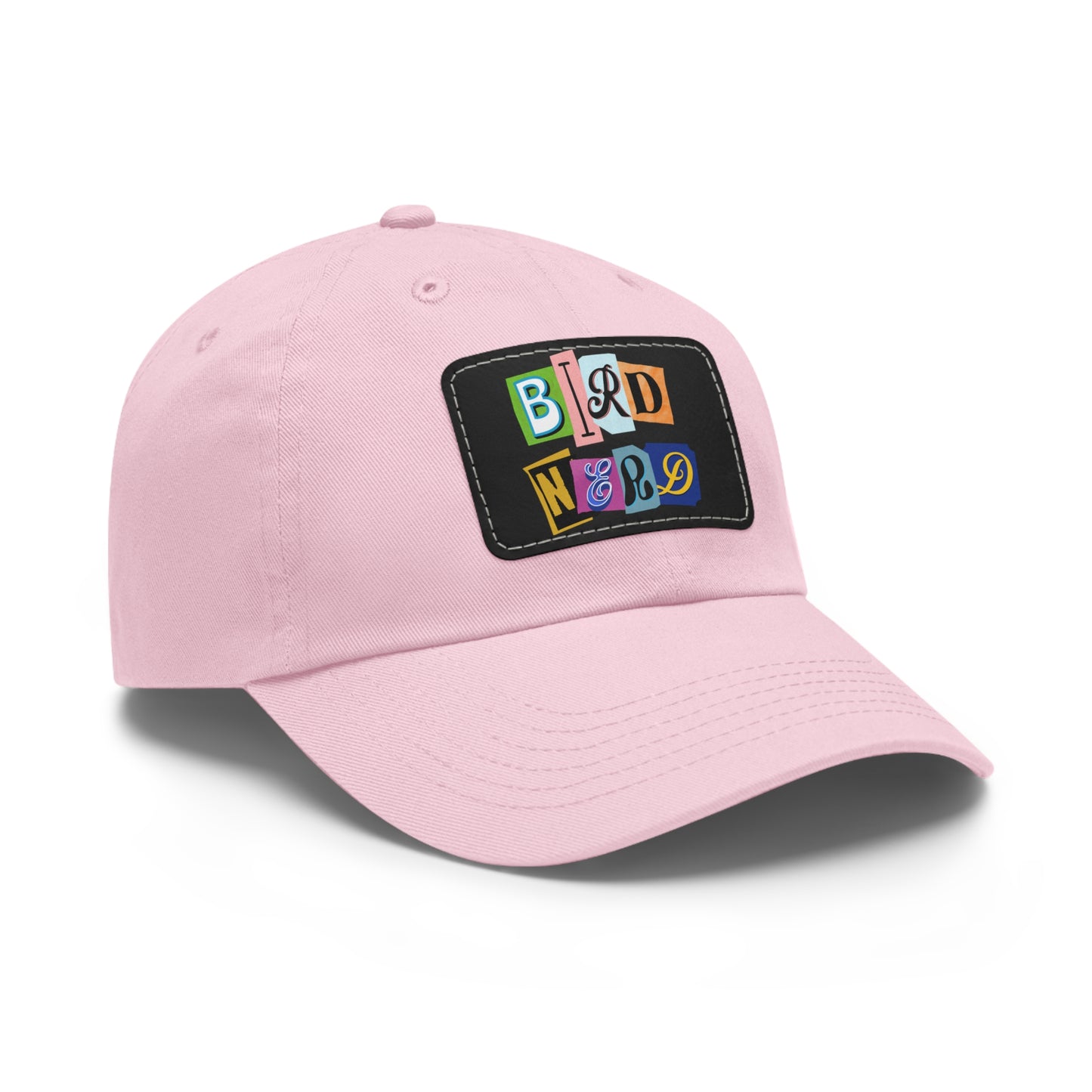 The Nerdy Birder - Bird Nerd Dad Hat with Leather Patch, Casual Cap for Bird Lovers, Unique Gift for Birdwatching, Outdoor Adventure Hat, Unisex