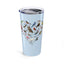 Texas Birds Heart Tumbler — 20oz Wildlife Love Design