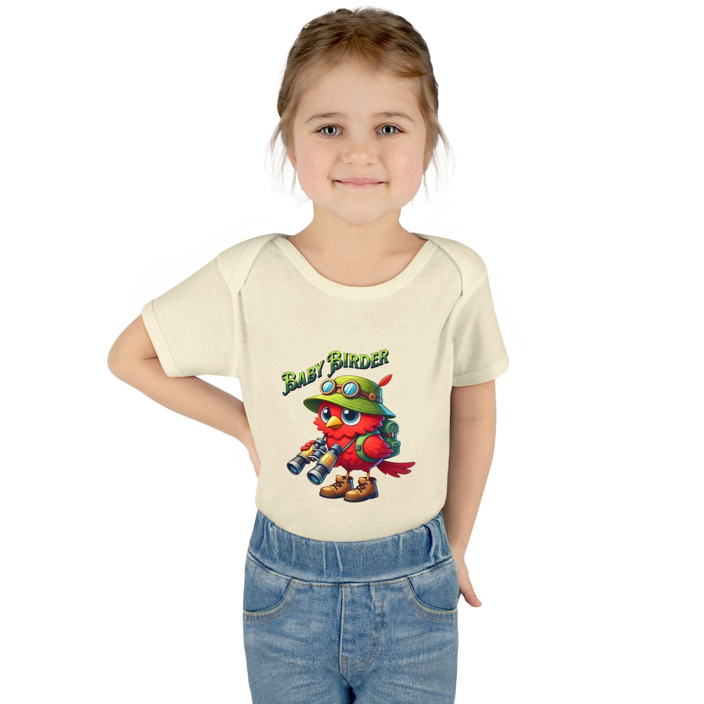 The Nerdy Birder - Baby Birder Infant Bodysuit, Cute Baby Clothes, Baby Shower Gift, Newborn Outfit, Baby Apparel, Gift for Bird Enthusiasts