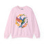 Hummingbird Rainbow Graphic Unisex Crewneck Sweatshirt