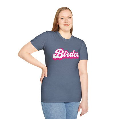 Birder Unisex Softstyle T-Shirt - Retro Vibe Tee for Casual Wear