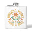 Birding Heals Birder Flask | Stainless Steel 6oz Hip Flask for Nature Lovers, Outdoor Adventures, Gifts for Birders, Hiking Accessory
