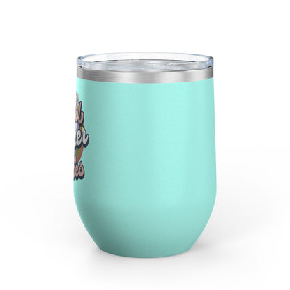 Cool Birder Vibes Wine Tumbler - 12oz Insulated Drinkware for Nature Lovers
