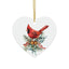Holiday Cardinal Ceramic Ornament - Festive Decor for Christmas