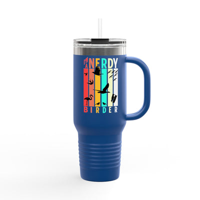 I'm A Nerdy Birder Insulated Travel Mug, 40oz