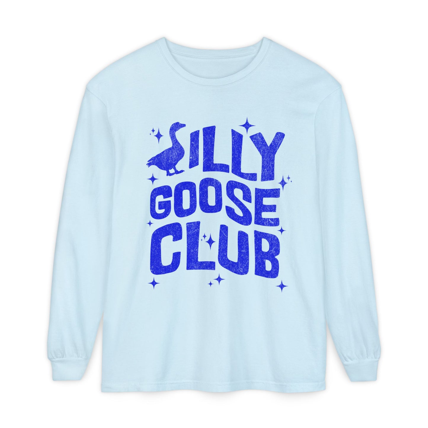 Silly Goose Club Unisex Garment-dyed Long Sleeve T-Shirt