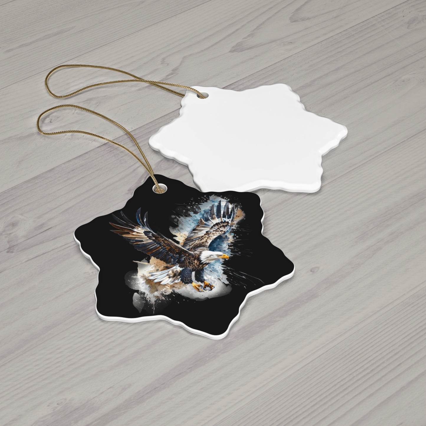 Flying Eagle Ornament — 4 Shape Options