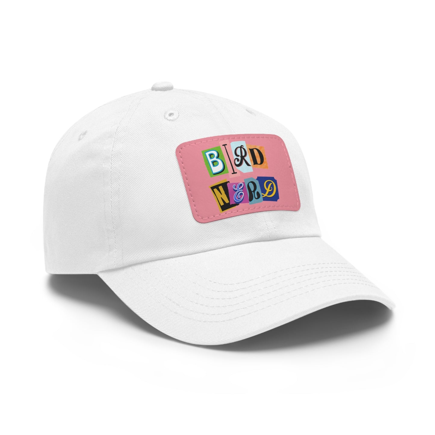 The Nerdy Birder - Bird Nerd Dad Hat with Leather Patch, Casual Cap for Bird Lovers, Unique Gift for Birdwatching, Outdoor Adventure Hat, Unisex