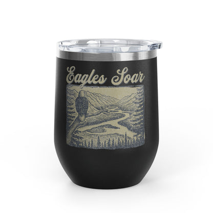 Eagles Soar Wine Tumbler, 12oz