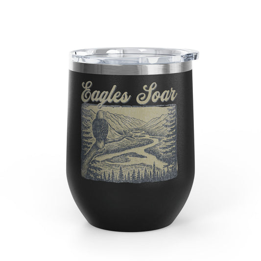 Eagles Soar Wine Tumbler, 12oz