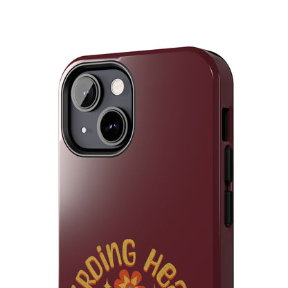 The Nerdy Birder - Birding Heals the Mind & Soul Design, Tough Secure Phone Covers for Bird Lovers, Artistic Gifts for Nature Enthusiasts