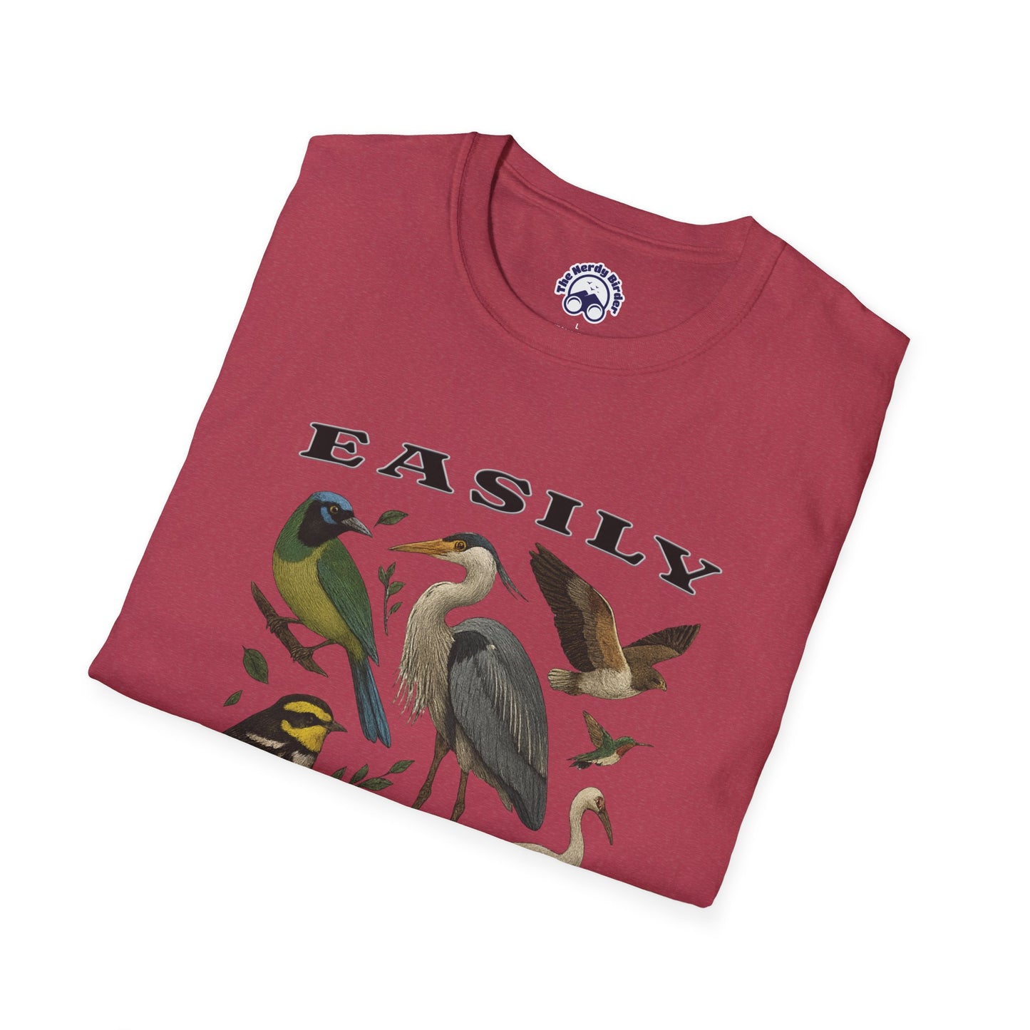 Easily Distracted by Birds Graphic T-Shirt