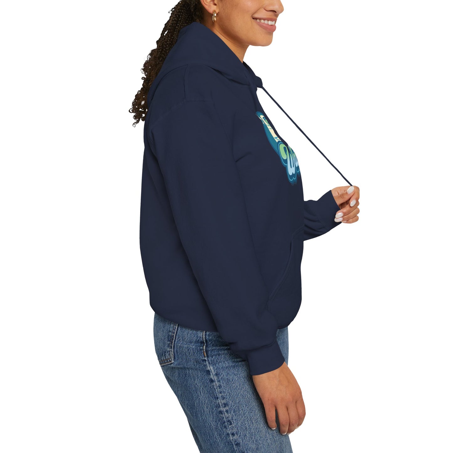 The Nerdy Birder Bird Watcher Teal Unisex Hoodie - Cozy Sweatshirt for Nature Lovers