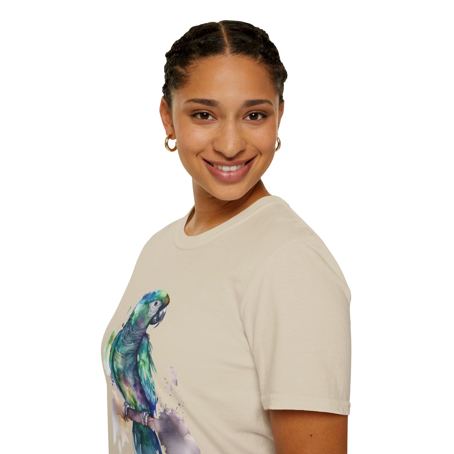 Elegant Parrot Unisex Softstyle T-Shirt