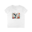 Hummingbird Blooms Ladies' V-Neck T-Shirt