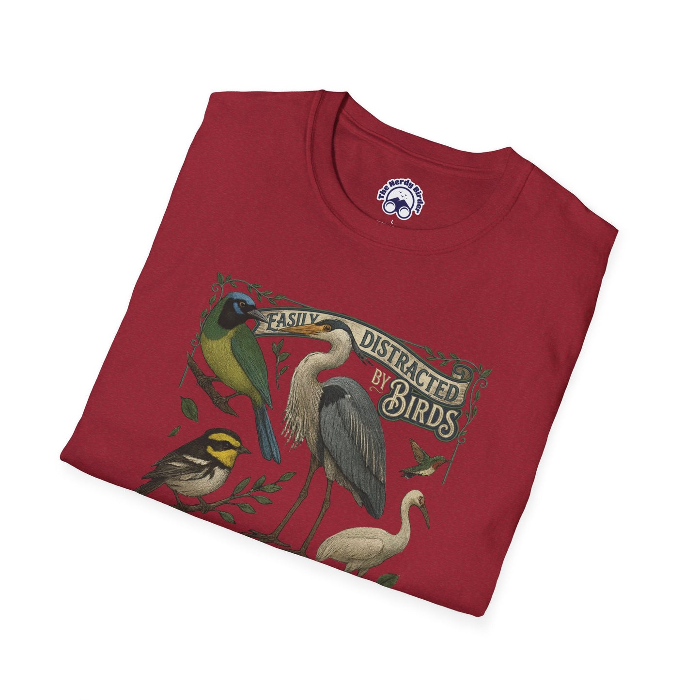 Easily Distracted by Texas Birds Graphic T-Shirt