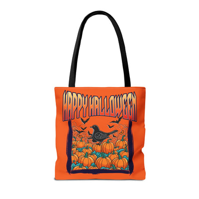 Happy Halloween Pumpkin Tote Bag - Spooky Autumn Vibes