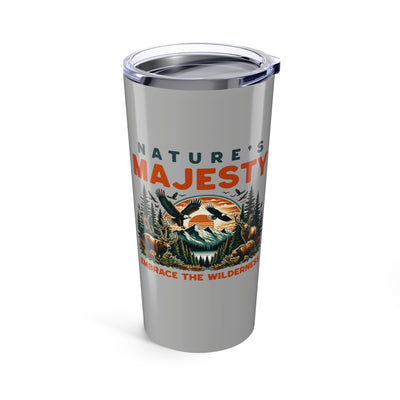 Nature's Majesty Tumbler | 20oz Travel Mug for Adventurers