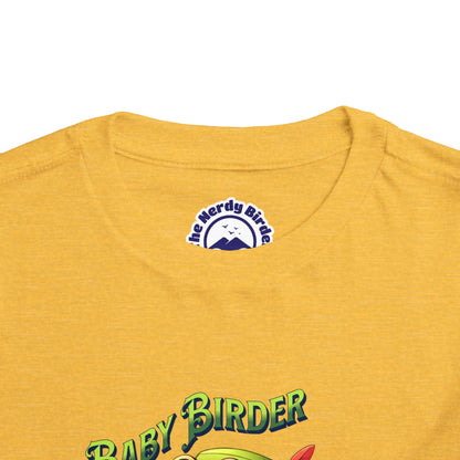 The Nerdy Birder -  Cute Toddler T-Shirt with Baby Birder Tee