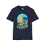 Birding Vibes Unisex Softstyle T-Shirt - Tropical Beach Graphic Tee
