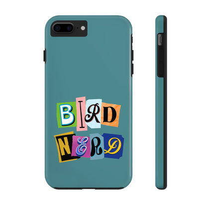 The Nerdy Birder - Bird Nerd Tough Phone Cover for Bird Lovers, Unique Gift for Wildlife Enthusiasts