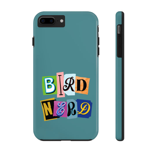 The Nerdy Birder - Bird Nerd Tough Phone Cover for Bird Lovers, Unique Gift for Wildlife Enthusiasts