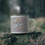Cool Birder Vibes Enamel Camping Mug - Perfect for Outdoor Enthusiasts