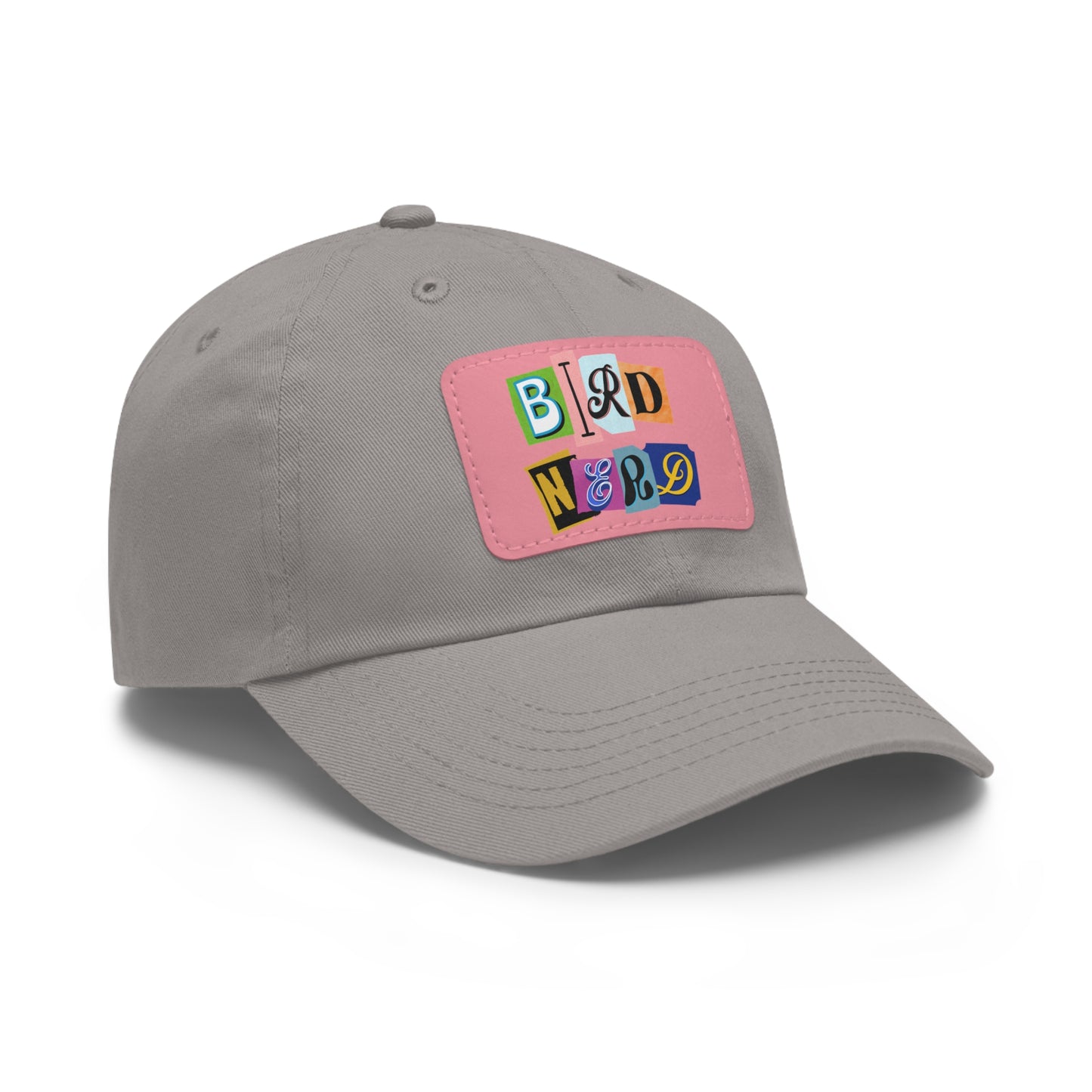 The Nerdy Birder - Bird Nerd Dad Hat with Leather Patch, Casual Cap for Bird Lovers, Unique Gift for Birdwatching, Outdoor Adventure Hat, Unisex