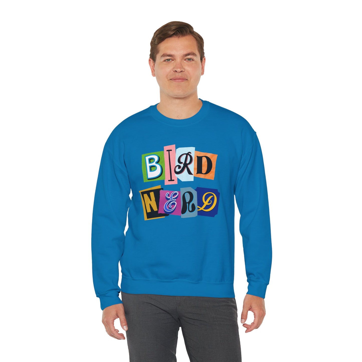 Bird Nerd Crewneck Sweatshirt - Fun Casual Wear for Bird Lovers
