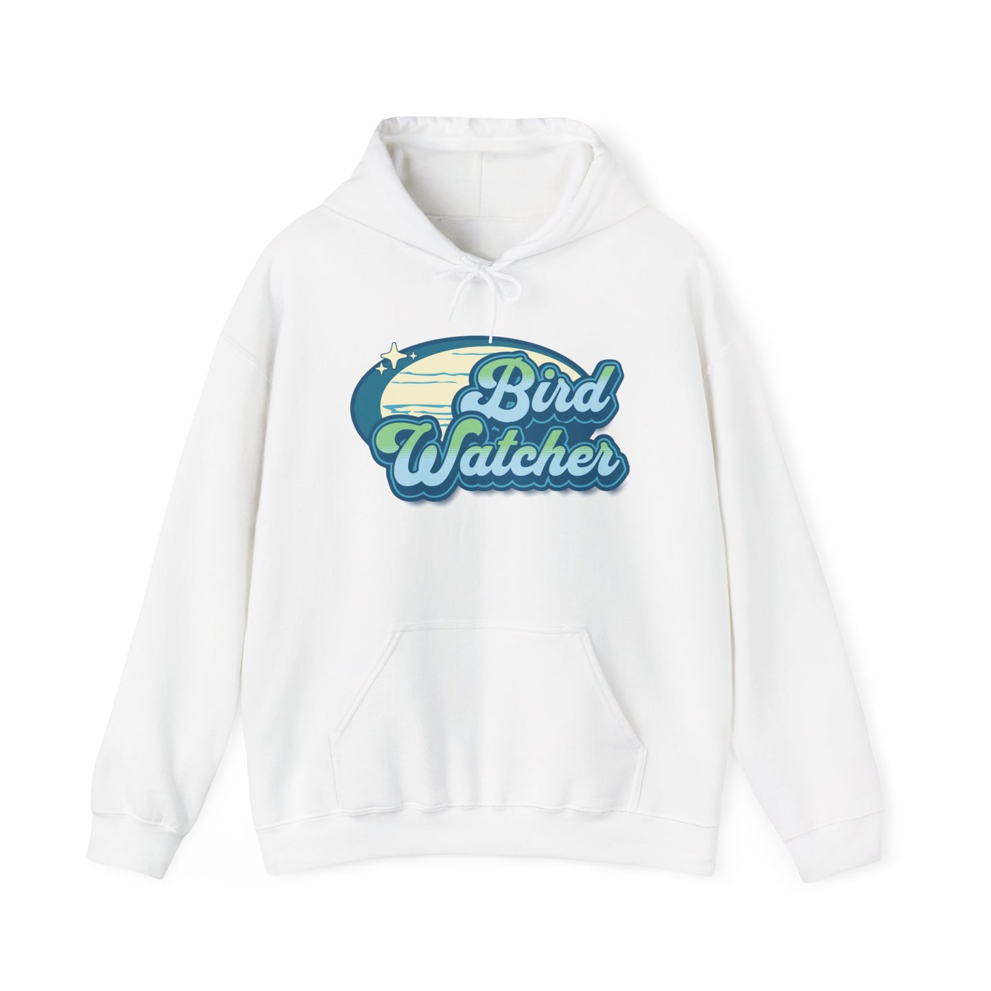 The Nerdy Birder Bird Watcher Teal Unisex Hoodie - Cozy Sweatshirt for Nature Lovers