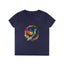 Rainbow Hummingbird Ladies' V-Neck T-Shirt