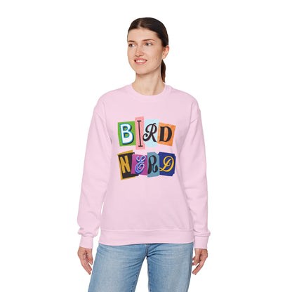 Bird Nerd Crewneck Sweatshirt - Fun Casual Wear for Bird Lovers
