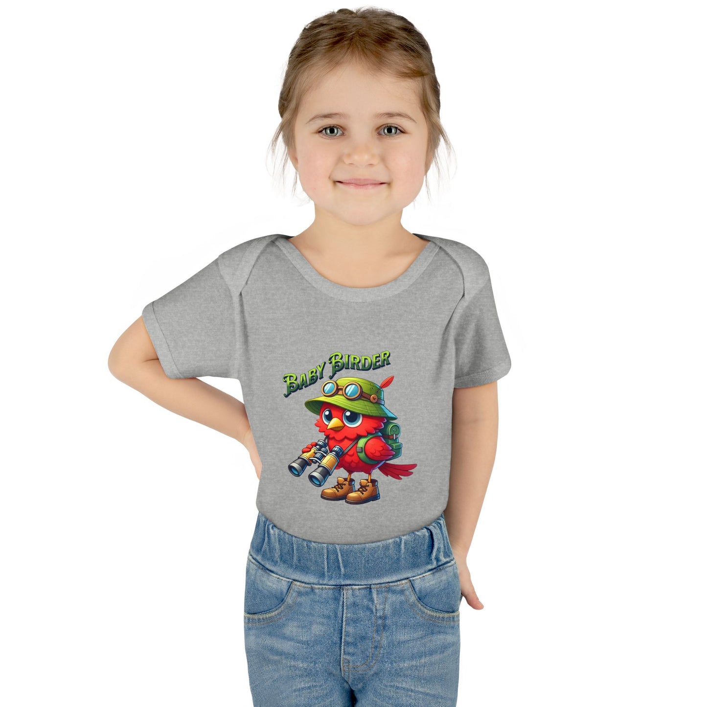 The Nerdy Birder - Baby Birder Infant Bodysuit, Cute Baby Clothes, Baby Shower Gift, Newborn Outfit, Baby Apparel, Gift for Bird Enthusiasts