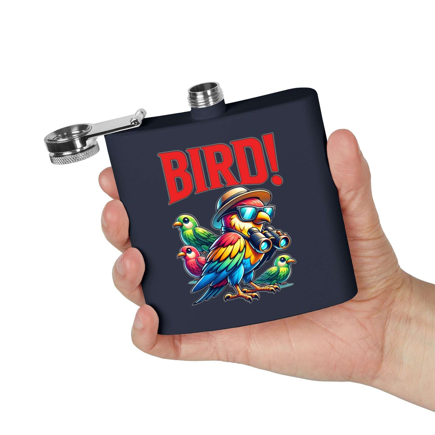 BIRD! Stainless Steel Flask - 6oz