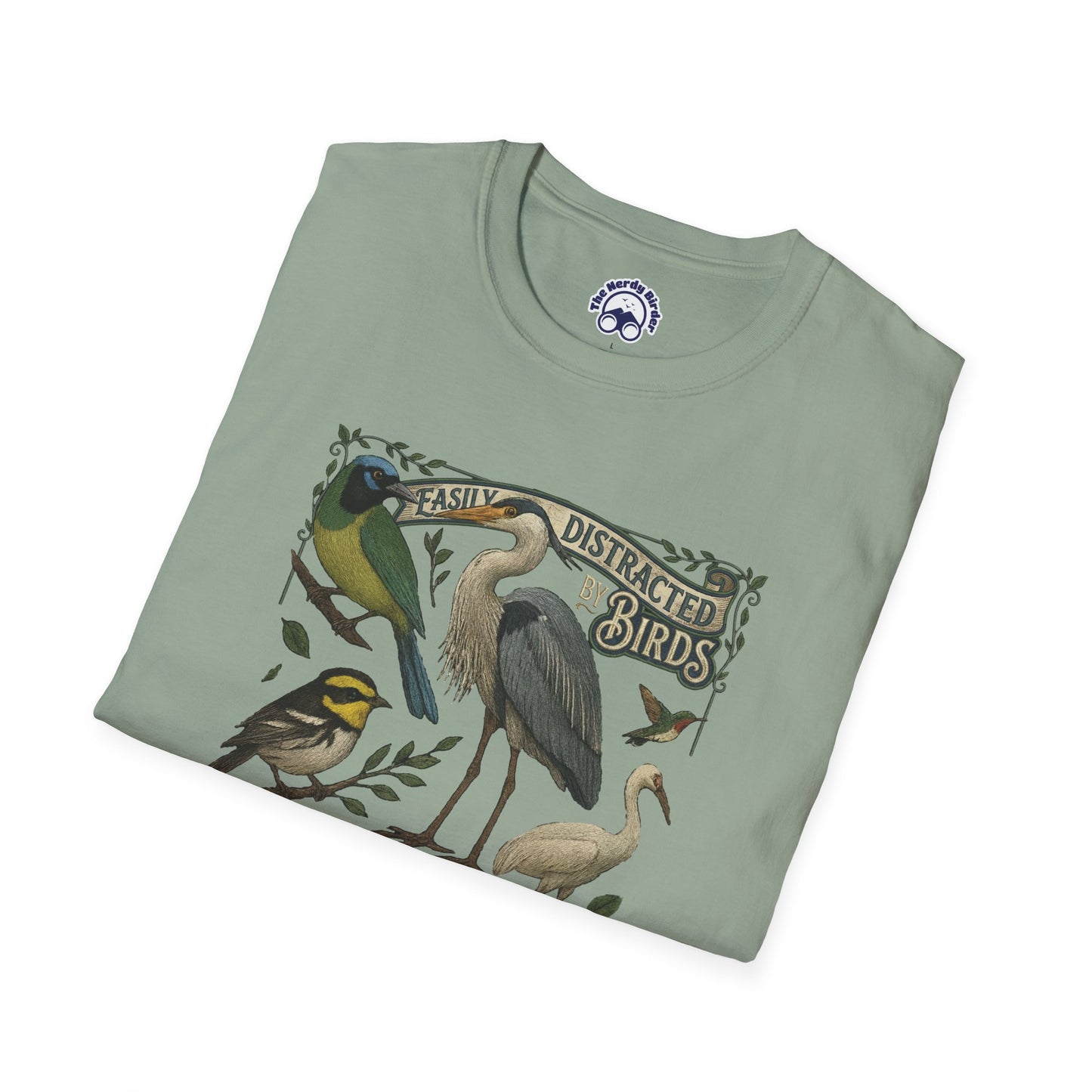 Easily Distracted by Texas Birds Graphic T-Shirt