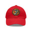 The Nerdy Birder - Modern Rainbow Hummingbird Dad Hat, Leather Patch Cap, Perfect Gift for Dads, Nature Lovers, Casual Style Cap, Summer Accessories