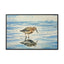 Serene Shoreline Bird Canvas Wrap - Horizontal Frame Art