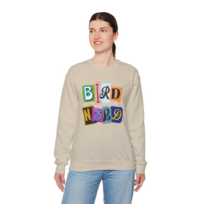 Bird Nerd Crewneck Sweatshirt - Fun Casual Wear for Bird Lovers