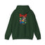 The Nerdy Birder - "Bird!" Back Design Unisex Hoodie - Cozy Sweatshirt for Nature Lovers