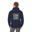The Nerdy Birder - Eagle Soars Back Design Unisex Hoodie - Cozy Sweatshirt for Nature Lovers