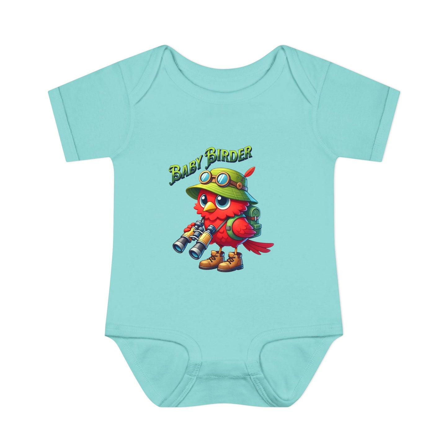 The Nerdy Birder - Baby Birder Infant Bodysuit, Cute Baby Clothes, Baby Shower Gift, Newborn Outfit, Baby Apparel, Gift for Bird Enthusiasts
