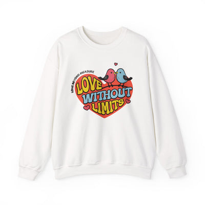 Love Without Limits Crewneck Sweatshirt | Unisex Heavy Blend™ | Cozy Gift for Couples