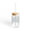 The Nerdy Birder Bird Watcher 16oz Sipper Glass With Bamboo Lid