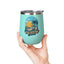 Birding Vibes Wine Tumbler | 12oz Insulated Drinkware for Beach Lovers