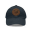 The Nerdy Birder - "Fluent in Fowl Language"  Dad Hat, Leather Patch Cap, Perfect Gift for Dads, Nature Lovers, Casual Style Cap, Summer Accessories