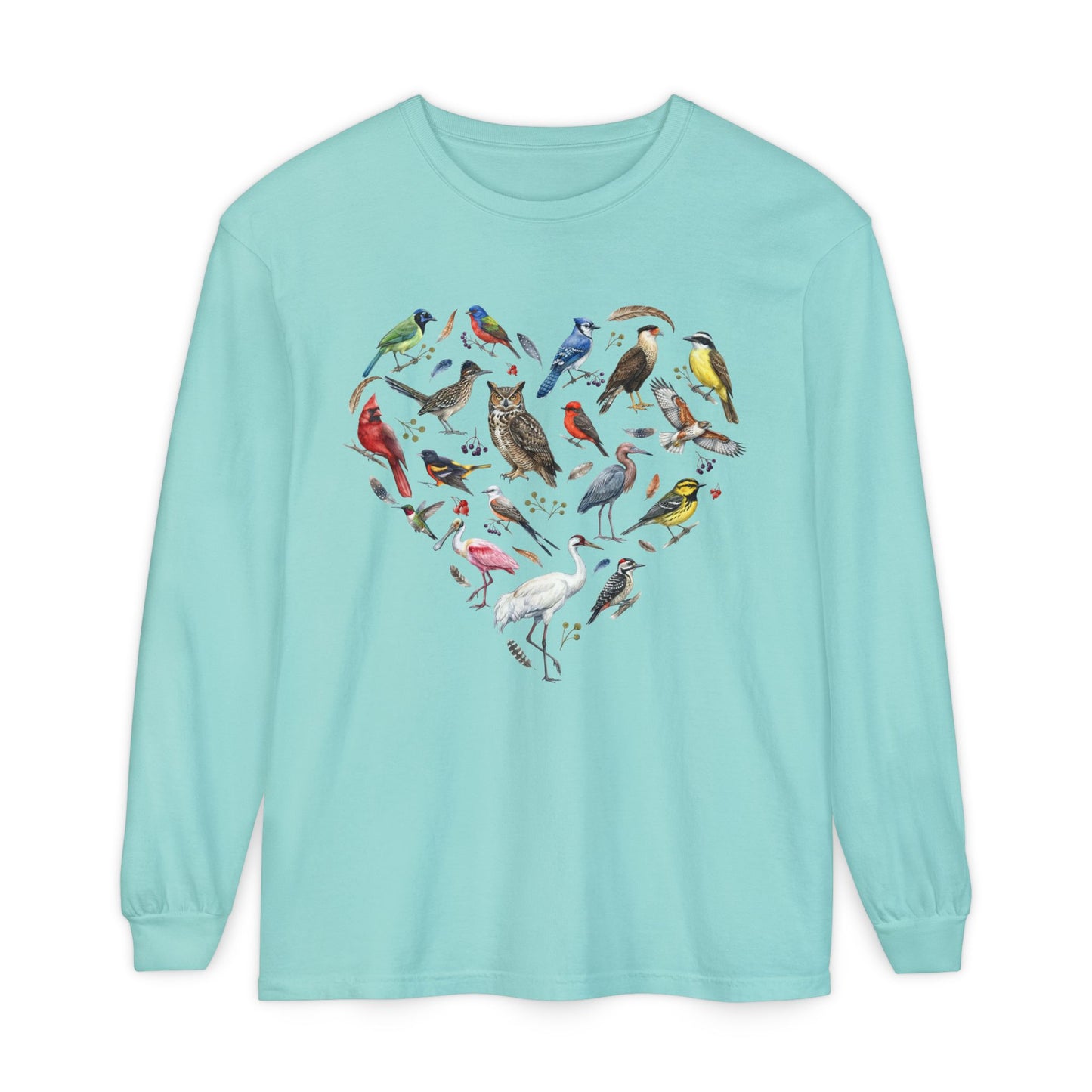 Heart of Texas Birds Long Sleeve Tee