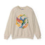 Hummingbird Rainbow Graphic Unisex Crewneck Sweatshirt