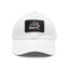 The Nerdy Birder Easily Distracted By Birds Dad Hat with Leather Patch, Casual Cap for Bird Lovers, Unisex